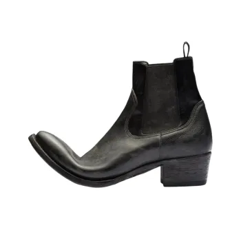 PRADA Wizard Boots Short Chelsea Boots 4cm Men's Black