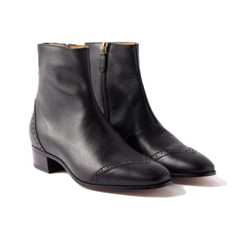 GUCCI Ankle Boots Men Black-1