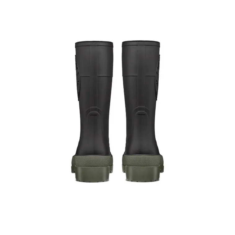 DIOR Diorunion Fashion Ankle Boots Women's Black-4