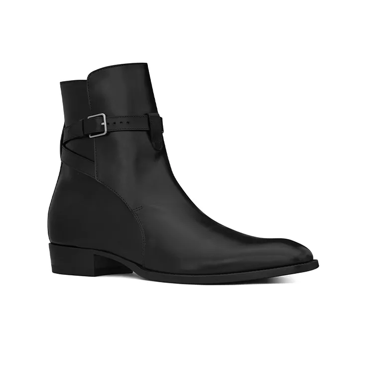 SAINT LAURENT Wyatt Jodhpur Boots-2