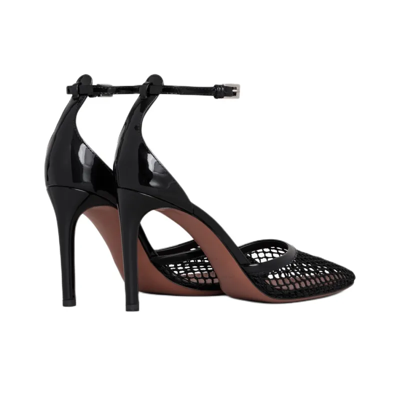 Alaia Slim Heel High Heels 9cm Women's Black-3