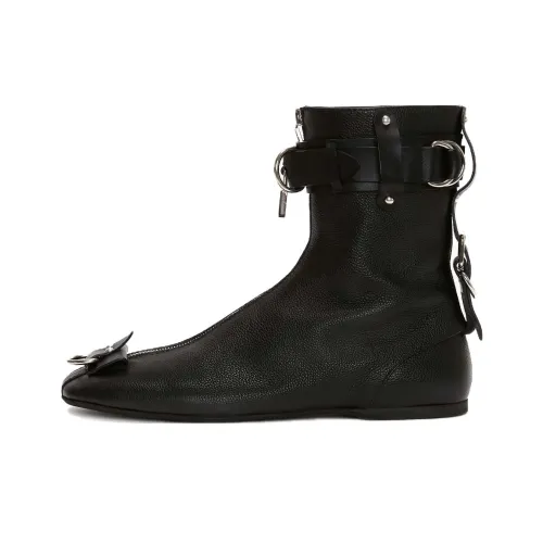 JW Dress Padlock Ankle Boots Women's Black