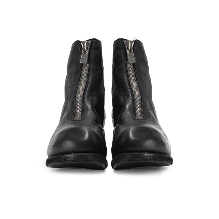 GUIDI Zip-up Ankle Boots-4