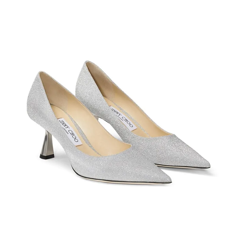 Jimmy Choo Rene 65 High Heels 6.5cm Women's Silver-2