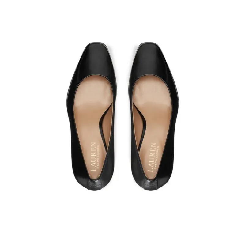 Lauren Ralph Lauren Camila 85mm Leather Pumps-3