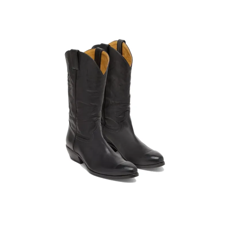 FENDI Slip On Cowboy Boots Women's-2