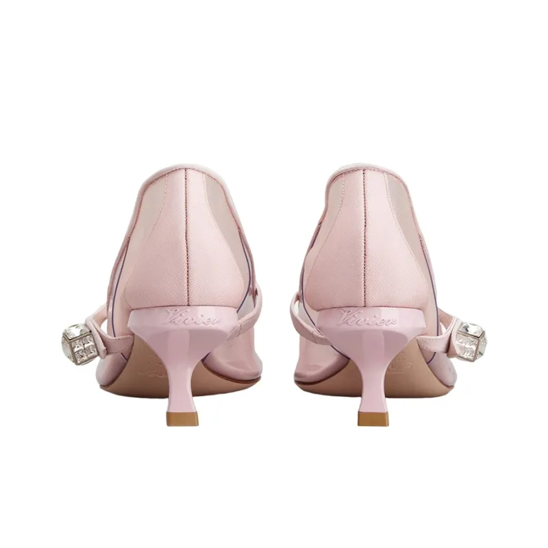 Roger Vivier Cone Heel High Heels 5.5cm Women's Pink-3