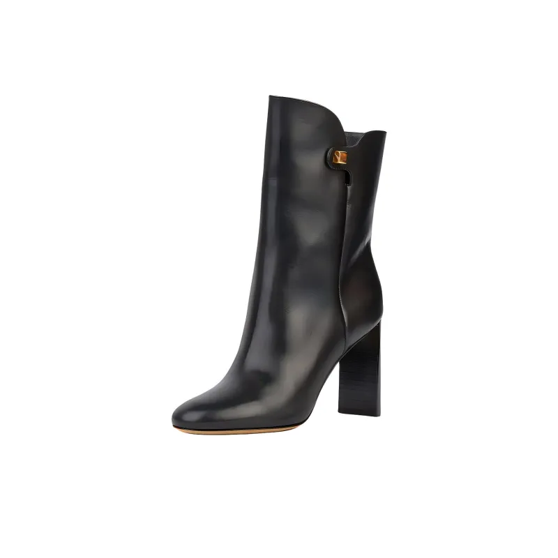 MAISON SKORPIOS Gabriella Cavallo Ankle Boots 9cm Women's Black-2