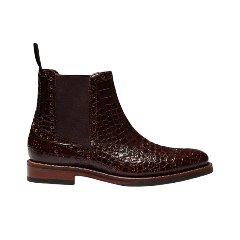 GRENSON Short Chelsea Boots Women's Brown-1