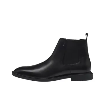 HUGO BOSS Short Chelsea Boots Men's Black