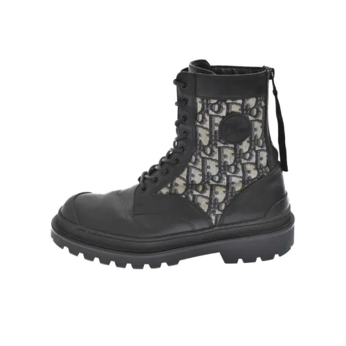 DIOR Explorer Martin Boot Men's Beige Black