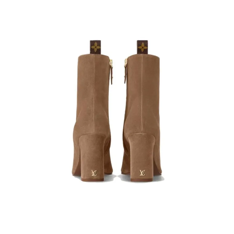 LOUIS VUITTON Donna Ankle Boots 8.5cm Women's Brown-3