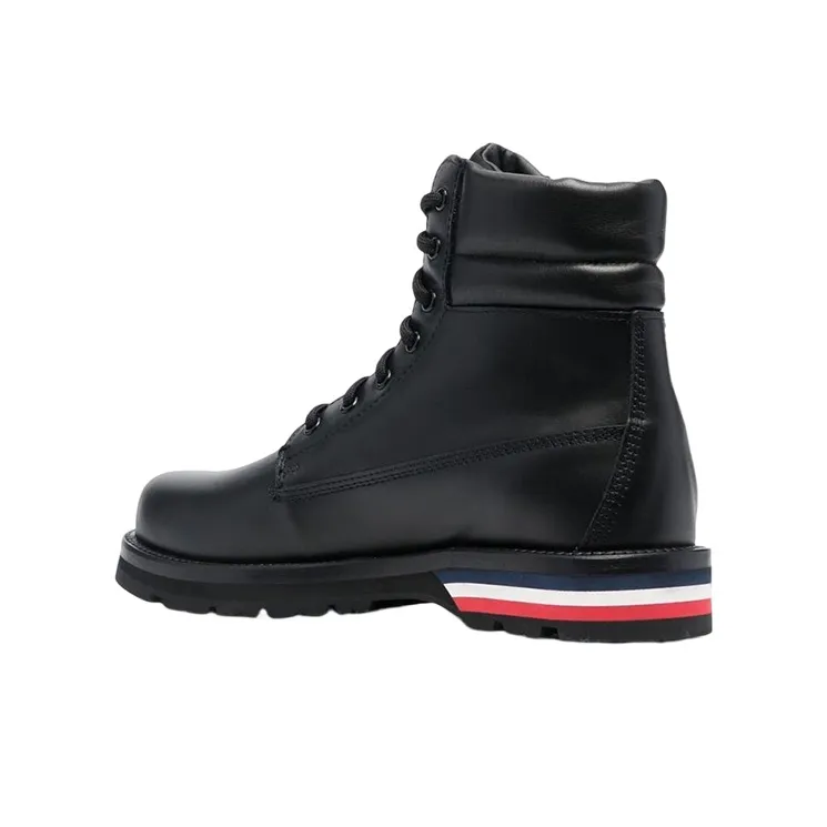 Moncler Ankle Boots Men Black-3