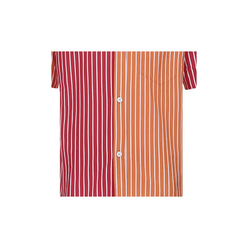 KENZO Shirts Men Red, Orange, White-3