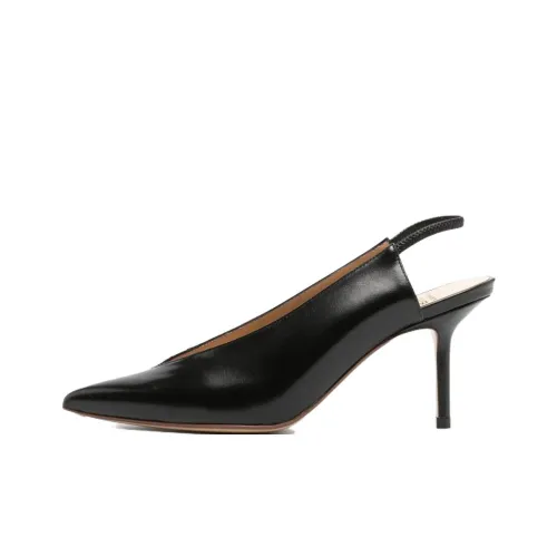 Black Platform Mules