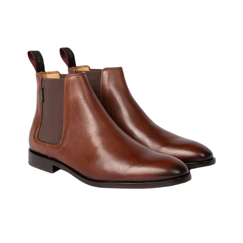 Paul Smith Gerald Ankle-Length Chelsea Boots Men's Umber-2