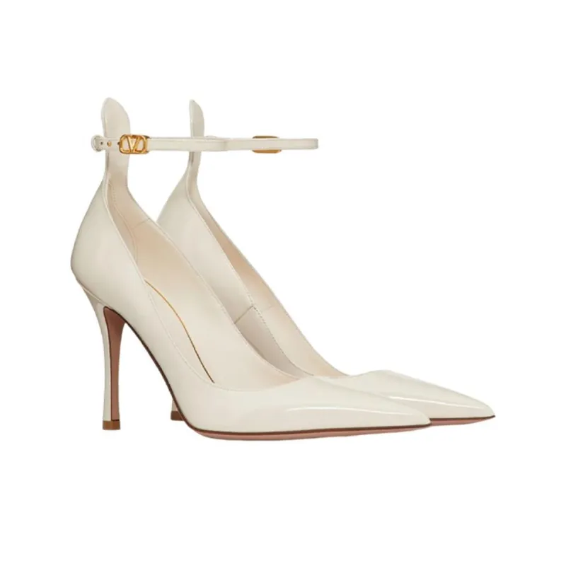 Valentino Tan Go Slim Heel High Heels-2