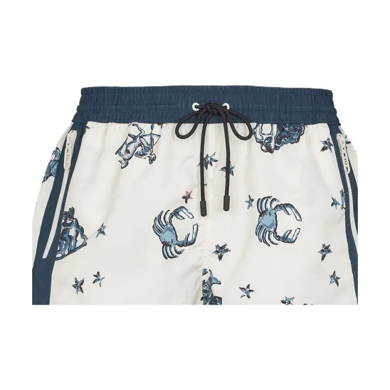 FENDI Swimming Shorts Men White-3