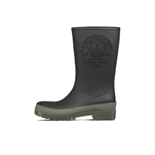 DIOR Diorunion Fashion Ankle Boots Women's Black
