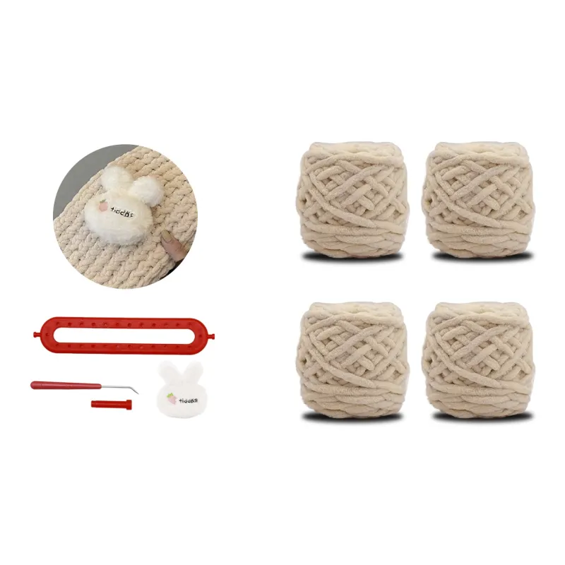 OFLY Polyester Knit Scarves Unisex-2