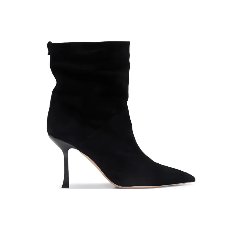 HUGO BOSS Ankle Boots 9cm Women's Black-1