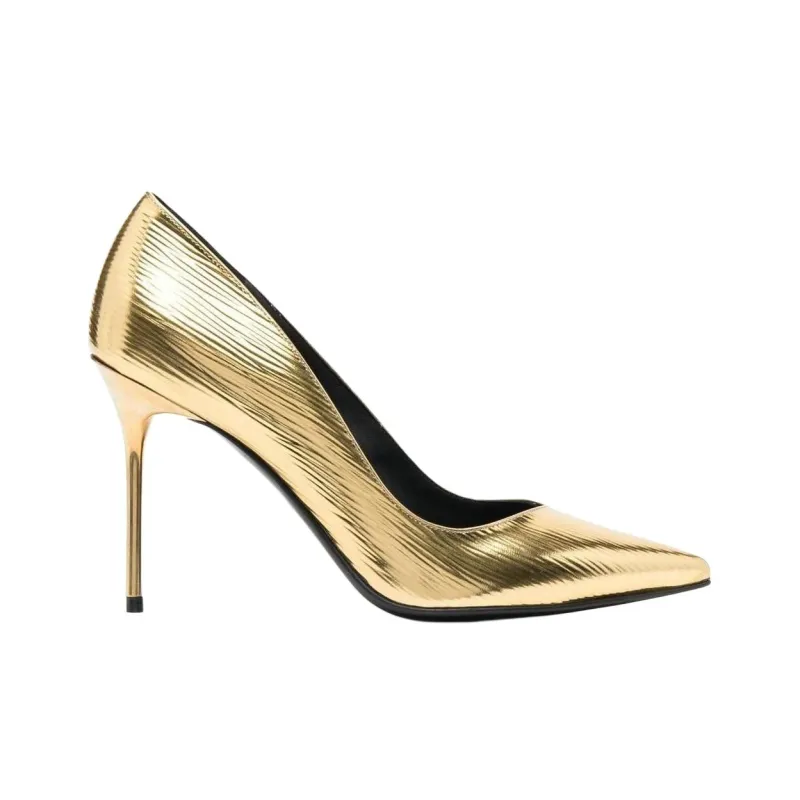 BALMAIN 100mm Metallic Pointed-toe Pumps-1