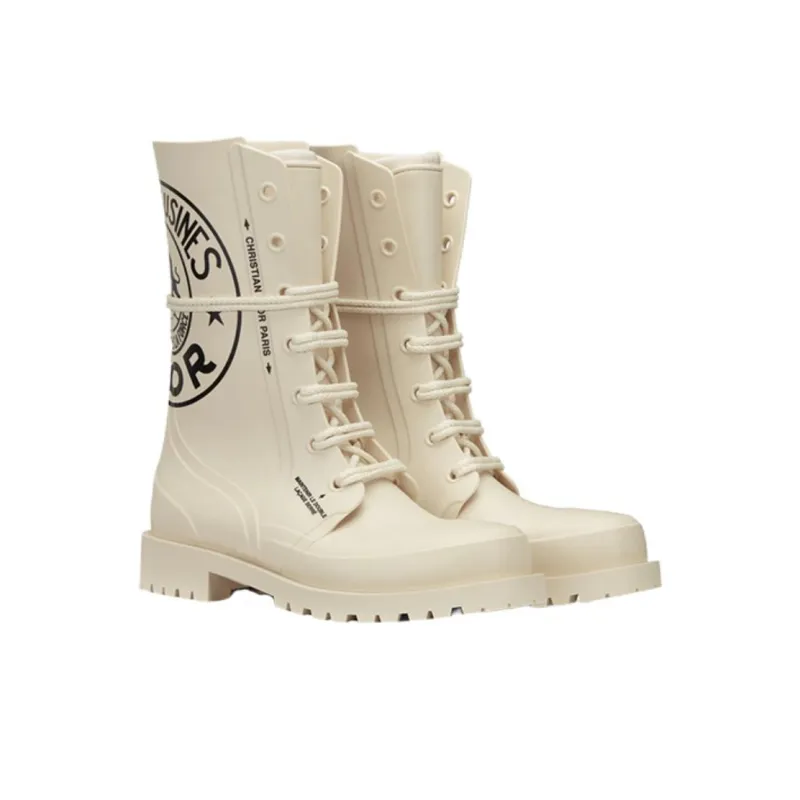 DIOR DIORCamp Ankle Boot Beige DIOR Union Rubber Women's-3