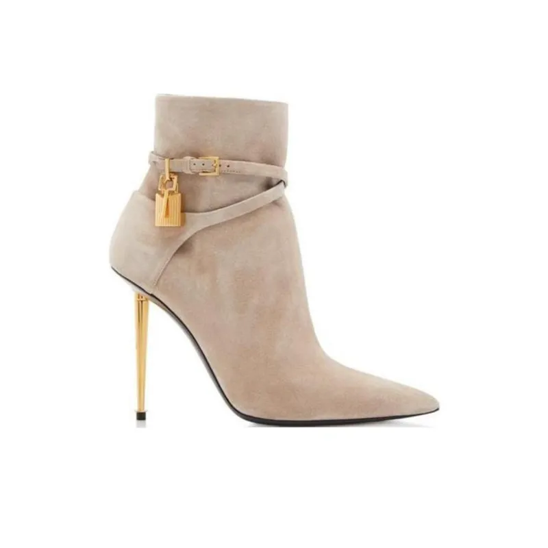 TOM FORD Ankle Boots Women's Nude-1