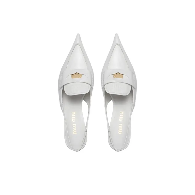 MIU MIU Penny Slim Heel Casual Single Shoes Women's-4