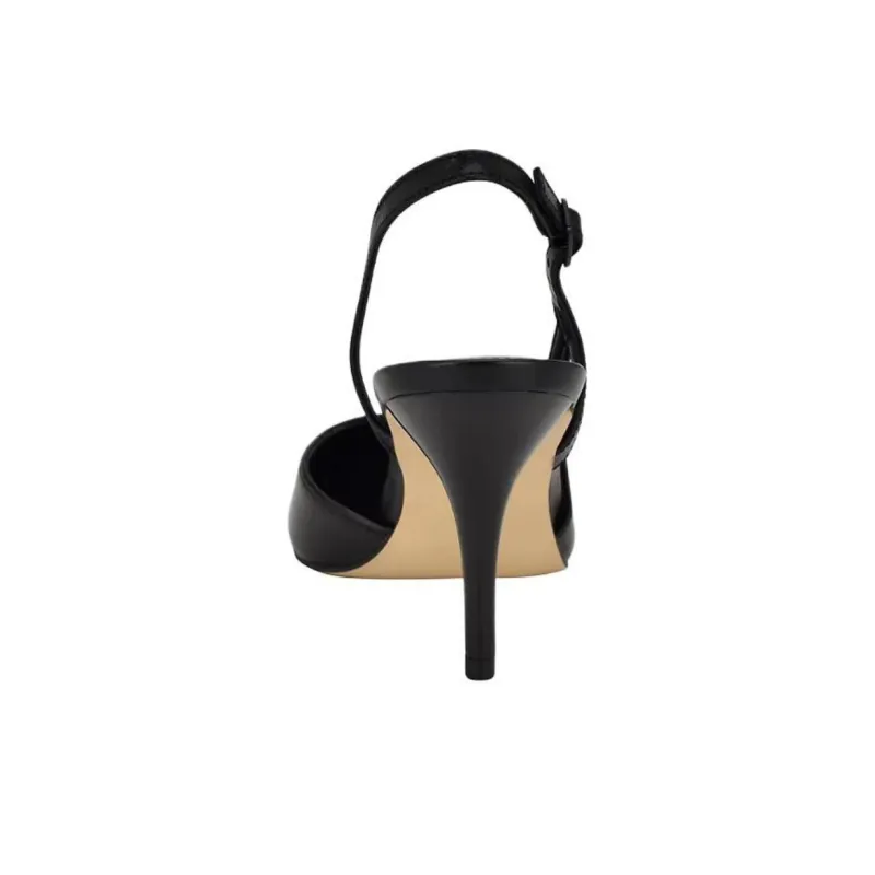 CALVIN KLEIN Corinny Slim Heel High Heels 7cm Women's Black-4