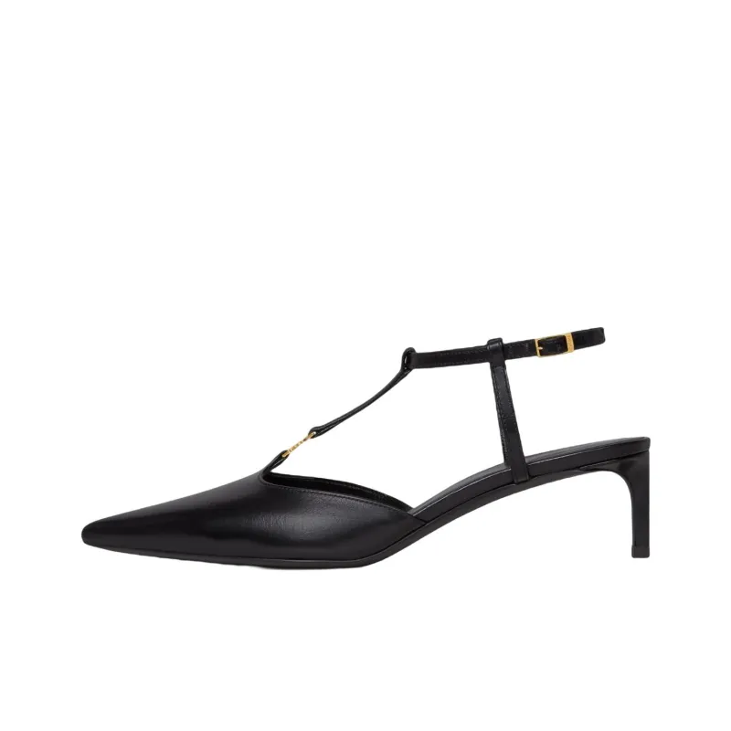 CELINE Slim Heel High Heels Women's Black-0