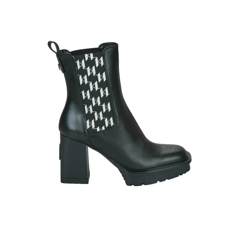KARL LAGERFELD Crew Chelsea Boots Women's Black-1