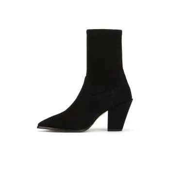 Stuart Weitzman/SW Kenley Bootie Ankle Boots 5cm Women's Black