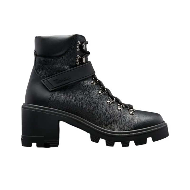 Moncler Ankle Boots 5cm Women's Black-1
