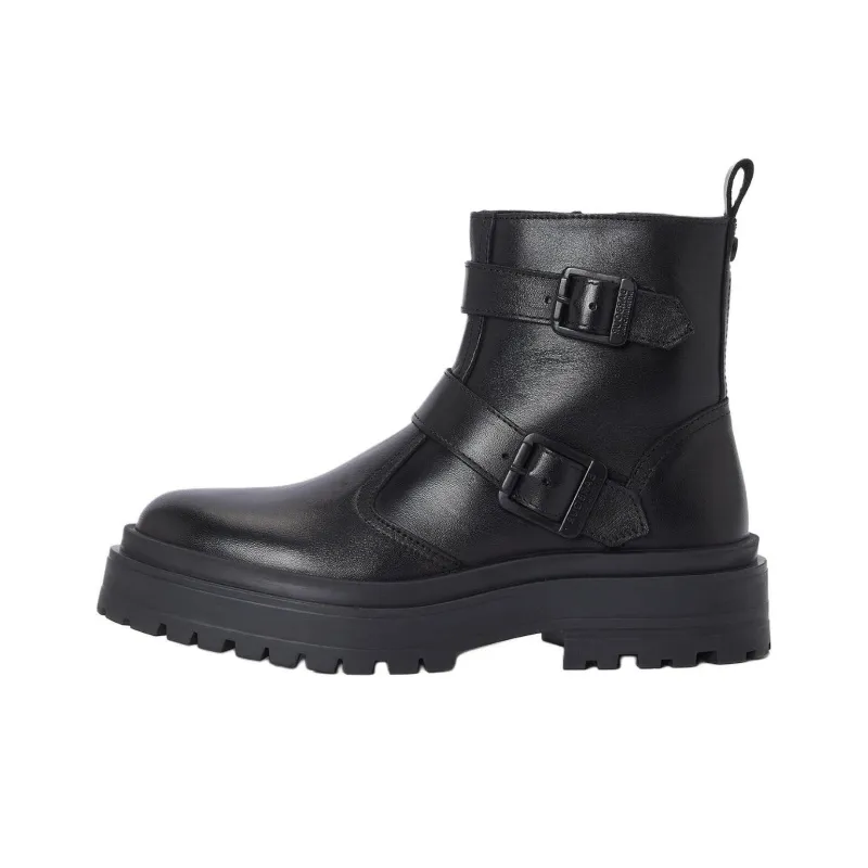BARBOUR Tasmin Ankle Boots 4cm Women's Black-0