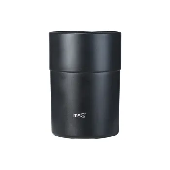 MSQ Black ABS Resin Makeup Brush Storage Bucket Ease Of Use