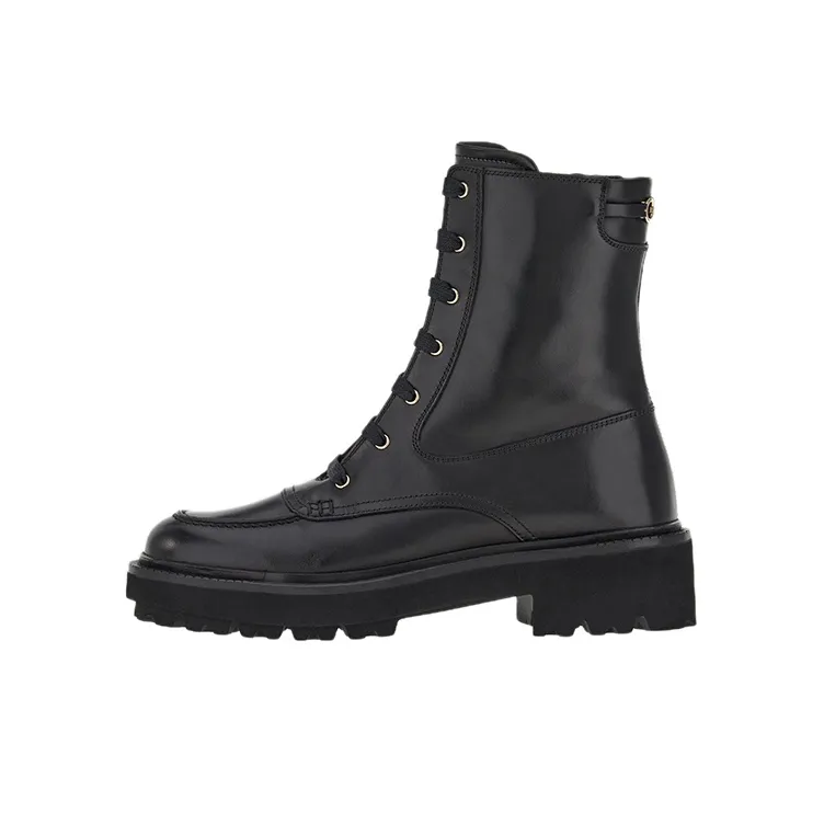 FERRAGAMO Short Fashion Ankle Boots Women's Black-0