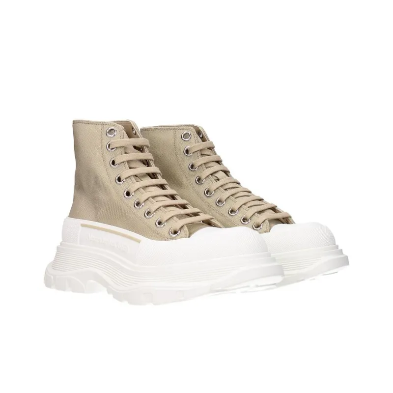 Alexander McQueen Tread Slick Boot Beige White Women's-3