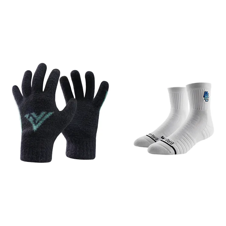 BKCXZICE Acrylic+Polyester+Elastane Sports Gloves Unisex-24