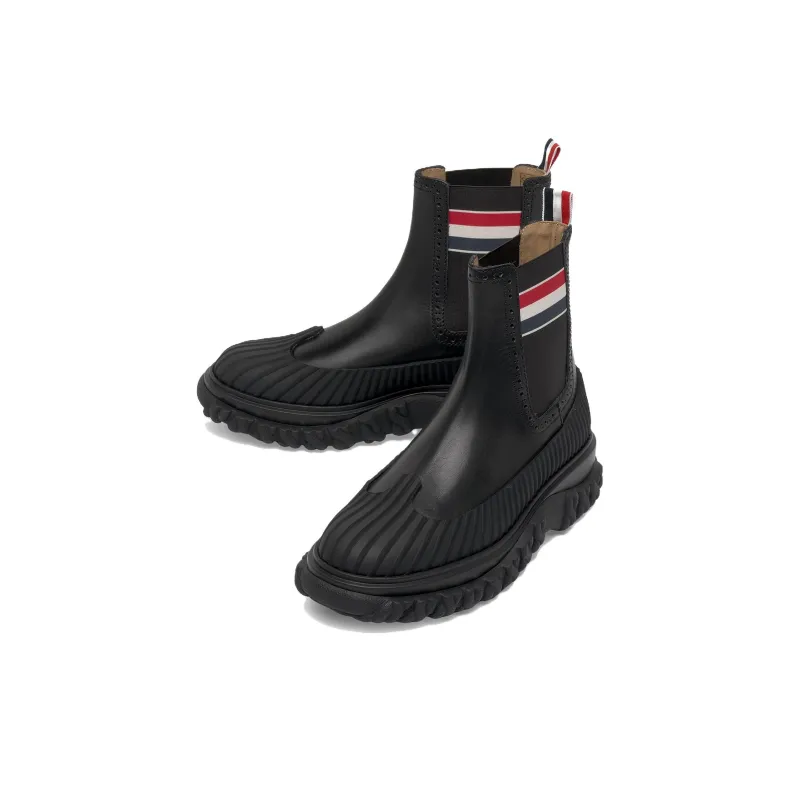 THOM BROWNE Rwb Striped Chelsea Boots-1