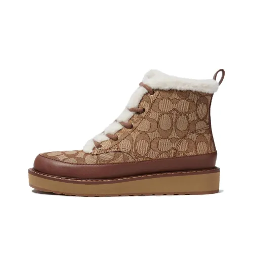COACH Ankle Boots Women's Brown
