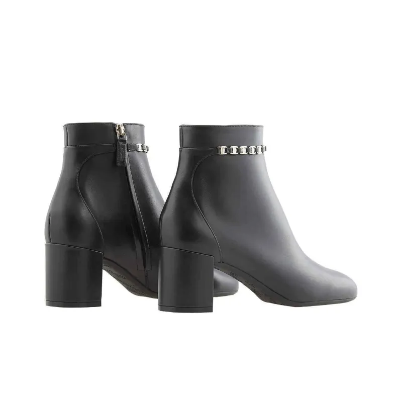 FERRAGAMO Vara Bow Strap 75mm Boots-3
