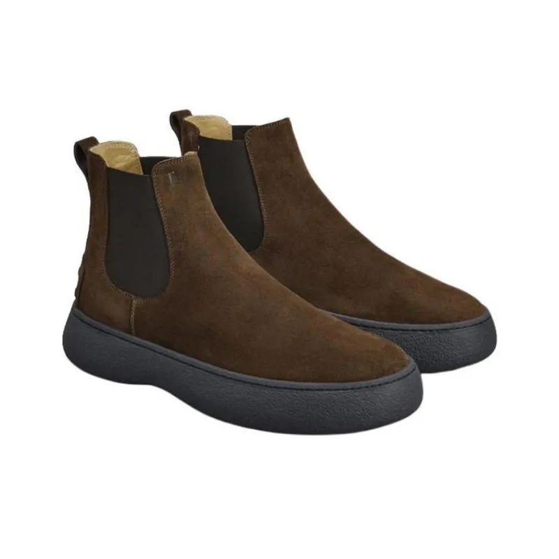 TOD'S Flatform Round-Toe Ankle Boots-2