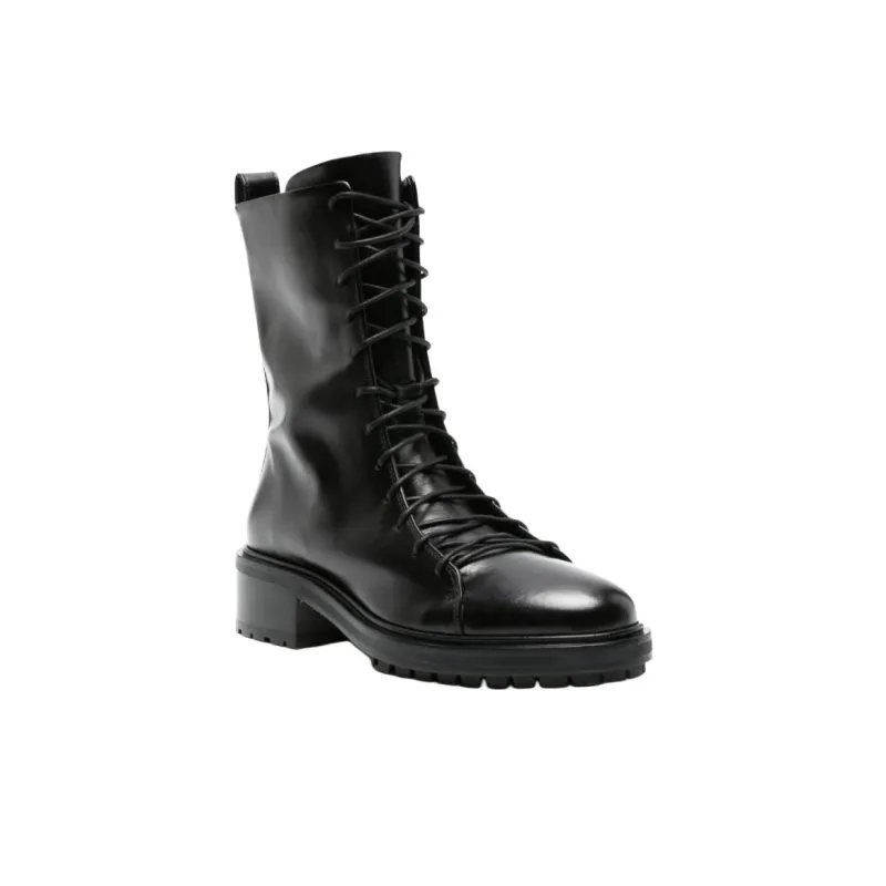 Aeyde Isa Leather Lace up Boots Women's-3