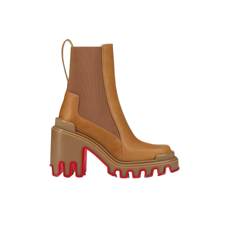 CL LUBOTING Marchacroche Duna Chelsea Boots 9.5cm Women's Brown-1