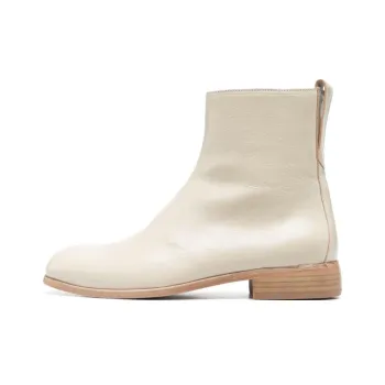 OUR LEGACY Camion Ankle Boots 3.5cm Men's Beige