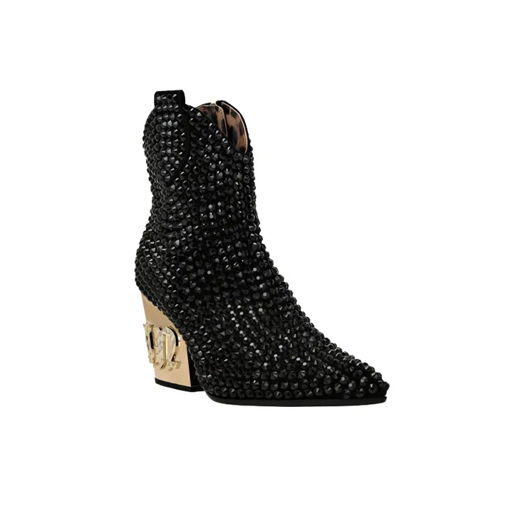 PHILIPP PLEIN Gothic Plein 80mm Leather Boots-1
