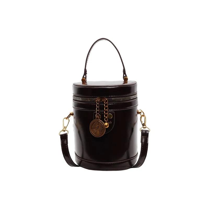 Yalu PU One Shoulder Crossbody Bucket Bag, Handbag Regular Women's Coffee/Black/Brown/Burgundy-12