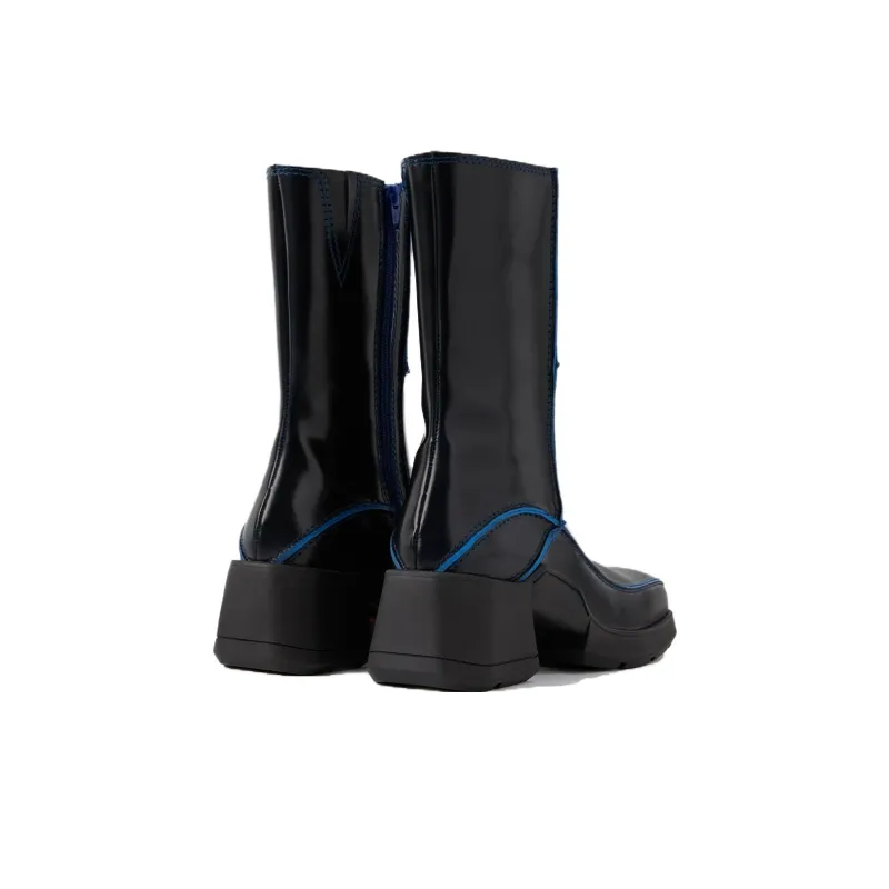 MIISTA Ankle Boots 6cm Women's Blue Black-2