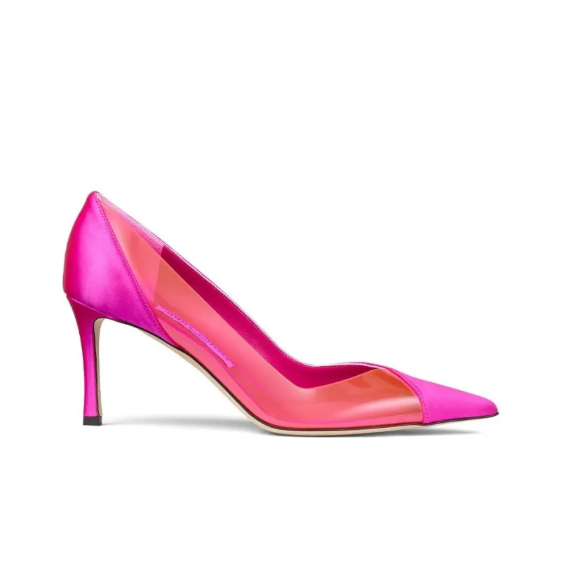 Jimmy Choo Cass High Heels Women's Peach Pink-1